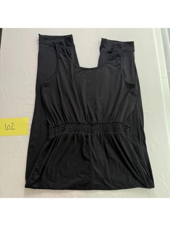 J for Justify Black Sleeveless Romper with Button Front XL - Picture 3 of 3